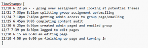 392Caffe Timestamps